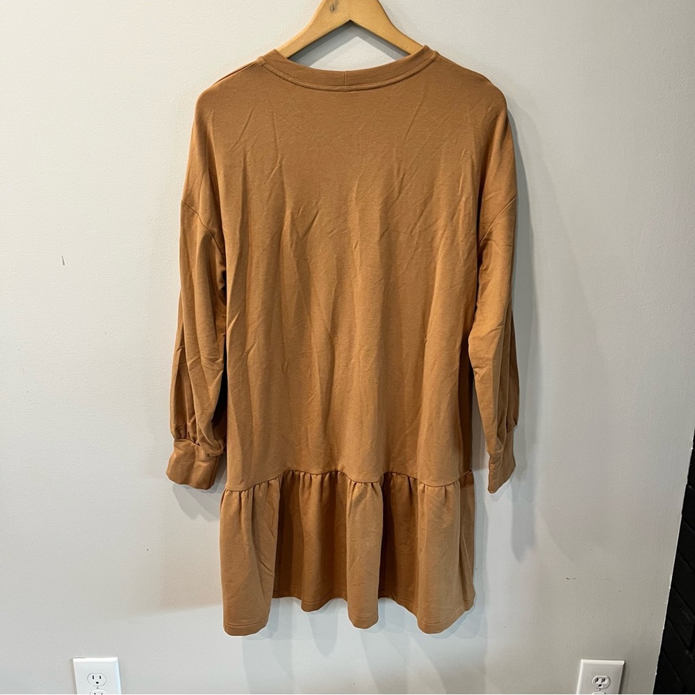 Smash + Tess Jillian Harris Essentials Sweat Dress Brown size small - Picture 8 of 8